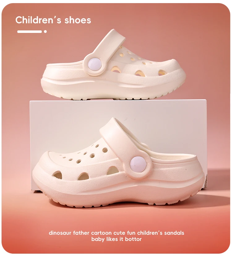 Children's shoes, boys' summer outerwear, home, anti-slip, EVA thick-soled beach parent-child slippers