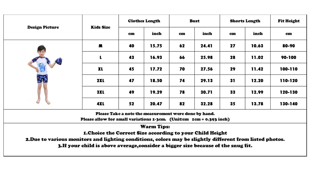 New Kids Swimsuit Medium Kids Baby Split Suit Swim Trunks Light Short Sleeve Beach Swimsuit Boys Swimsuit Swim Trunks Quick Dry