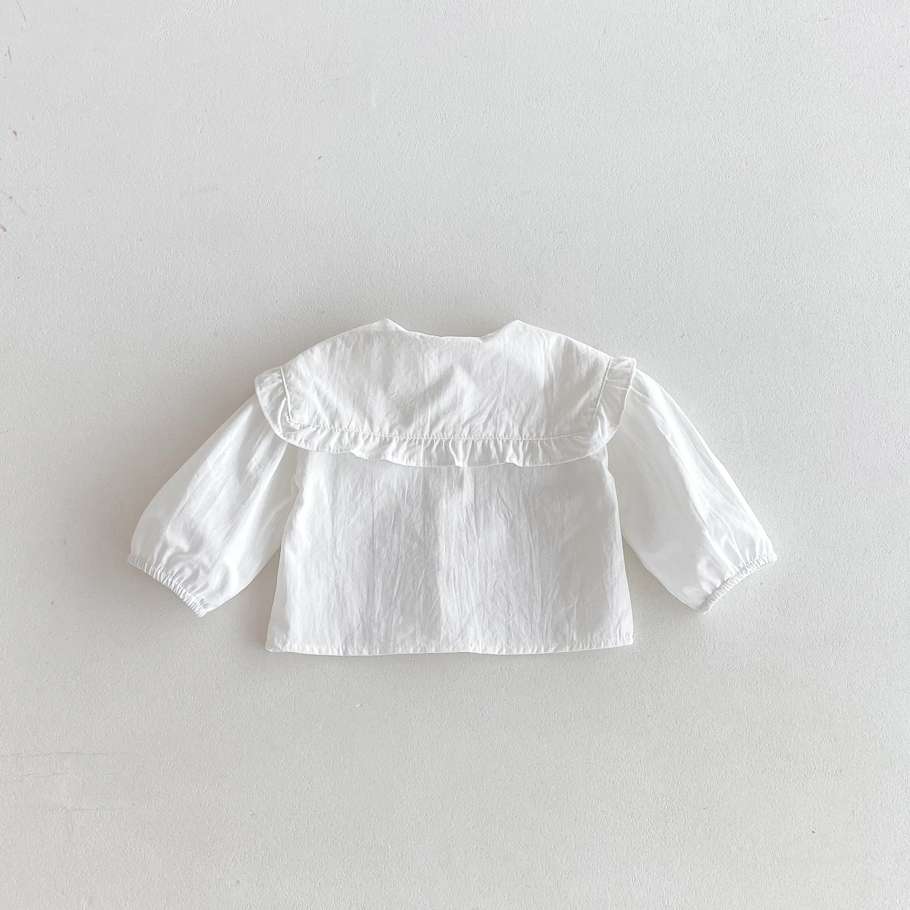New Stylish and Fashionable Spring and Autumn Baby Shirt for Infants and Toddlers, Long-Sleeved Shirt with a Large Lapel