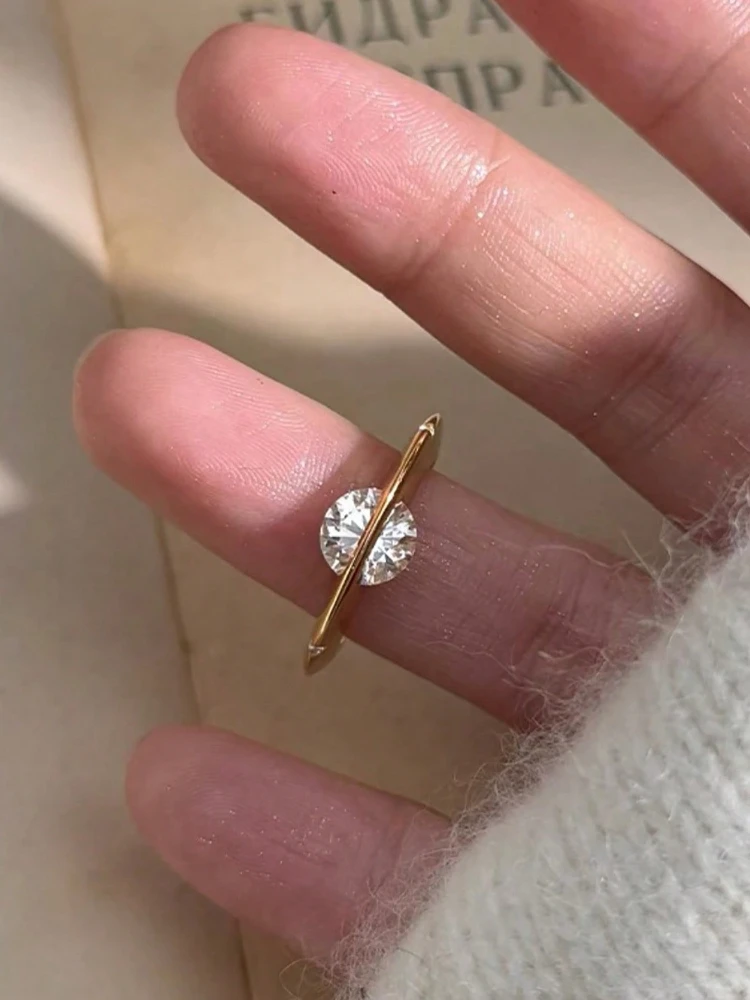925 Sterling Silver Personalized Planet Around Advanced Zircon Ring For Women Wedding Party Daily High Quality Fine Jewelry