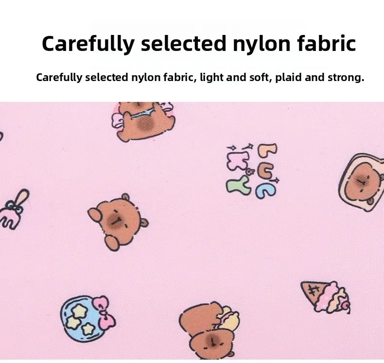 Capybara Colorful Backpack 3Pcs/Set for Women Casual School Bags with Lunch Bag Girl Boy Student Teenager Rucksack