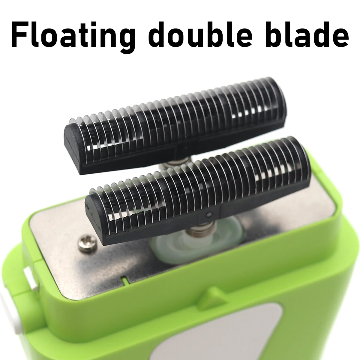 Jucai JC10000 Professional Barber Shaver Hypoallergenic Double Foil Oil Head 10000RPM Cordless Men's Electric Shaver Trimmer