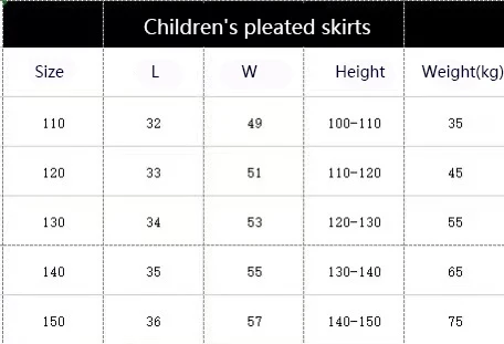 1pcs Spring Summer Girls Pleated Skirt Students Elastic A-line Skirt Kids College Style JK Skirts Childrens Fashion Short Skirts