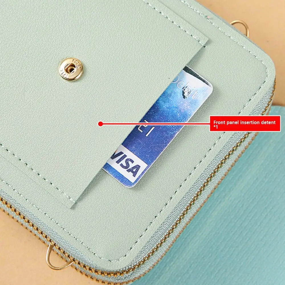 High Quality PU leather Crossbody Bags RFID Anti Theft Purse Bag Touch Screen Phone Bag Women Travel Smartphone Handbag