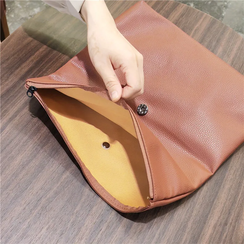 Casual Women Clutches Soft PU Leather Lady Evening Bags Trend Party Girl Envelope Bag Phone Laptop Bags Handbag Bolso