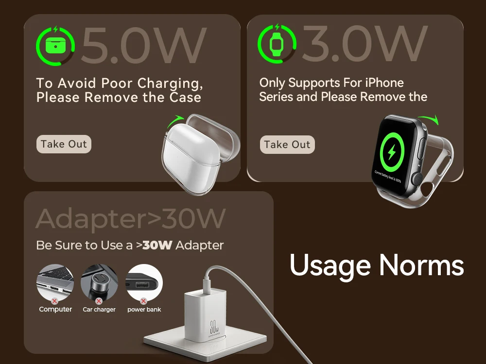 Joyroom Qi2 Magnetic Charging Station for Apple Fast Wireless Charger for iPhone 17 16 15 Pro Max for iWatch for AirPods JR-W23