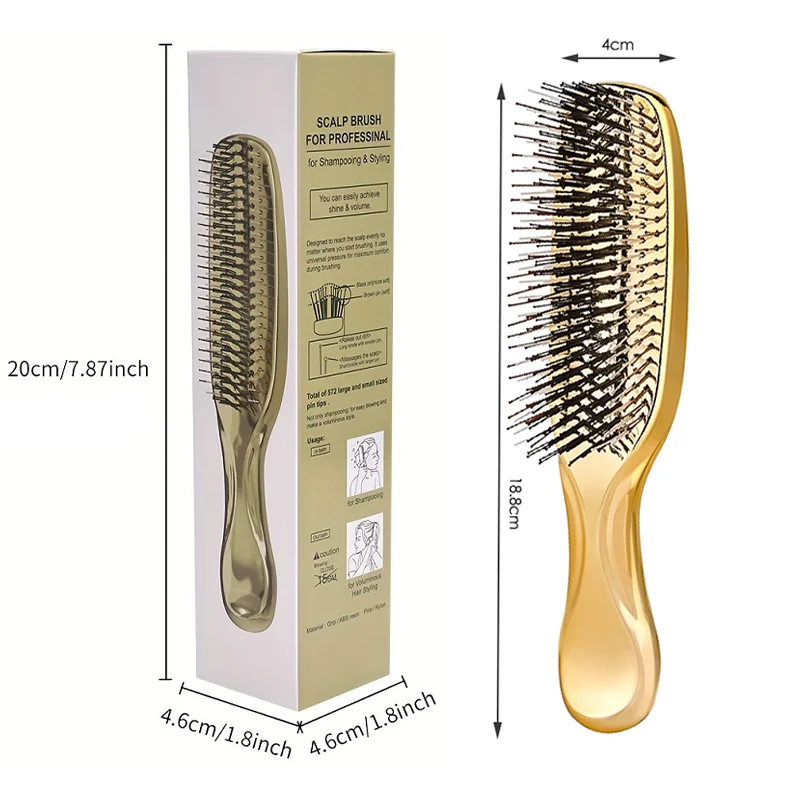 1pcs Japanese Premiun Hairbrush Scalp Massage High Quality Portable Soft Anti-frizz Comb Head Massager Hair Beauty Styling Tools