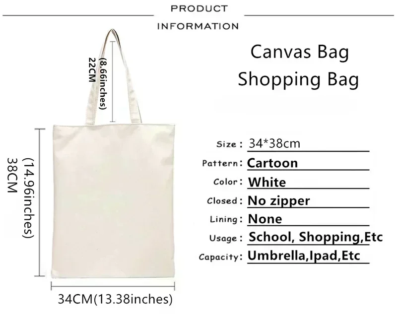 Black Floral Alphabet Canvas Tote Bag Vintage Aesthetic Shoulder Bag for Women Students Large Capacity Book Handbag Eco-friendly
