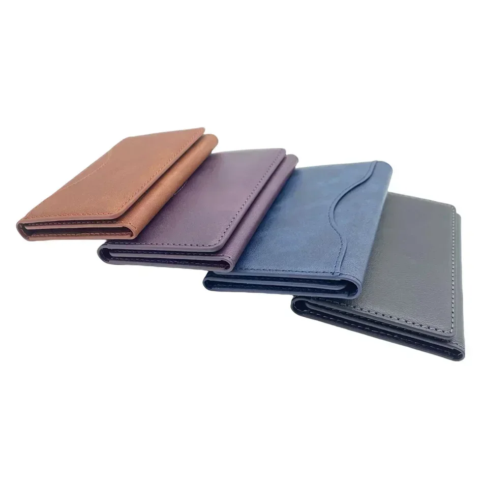 Men Magsafe Card Holder Unisex PU Leather Magnetic Cardholder Card Bag Wallet for Apple for Phone 16 15 14 13 12 Pro Max Mini