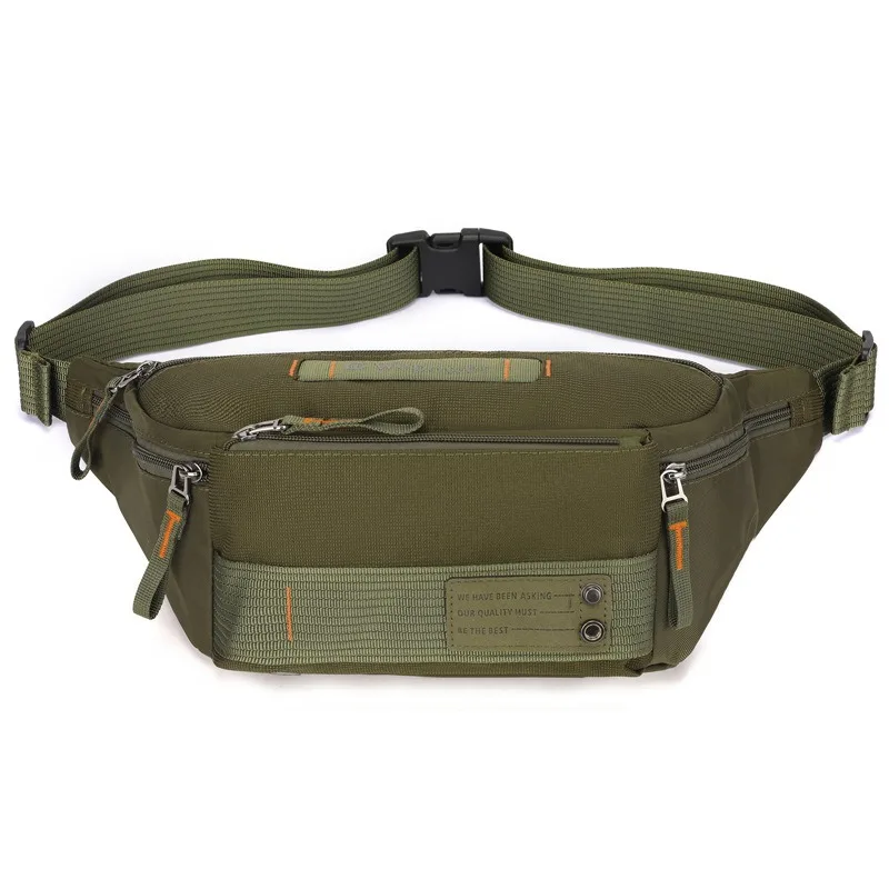 Men Waist Pack Belt Bag Cross Body Sling Chest Bags Commuter Outdoor Sports Travel Climb Nylon Male Shoulder Bum Hip Fanny Bags
