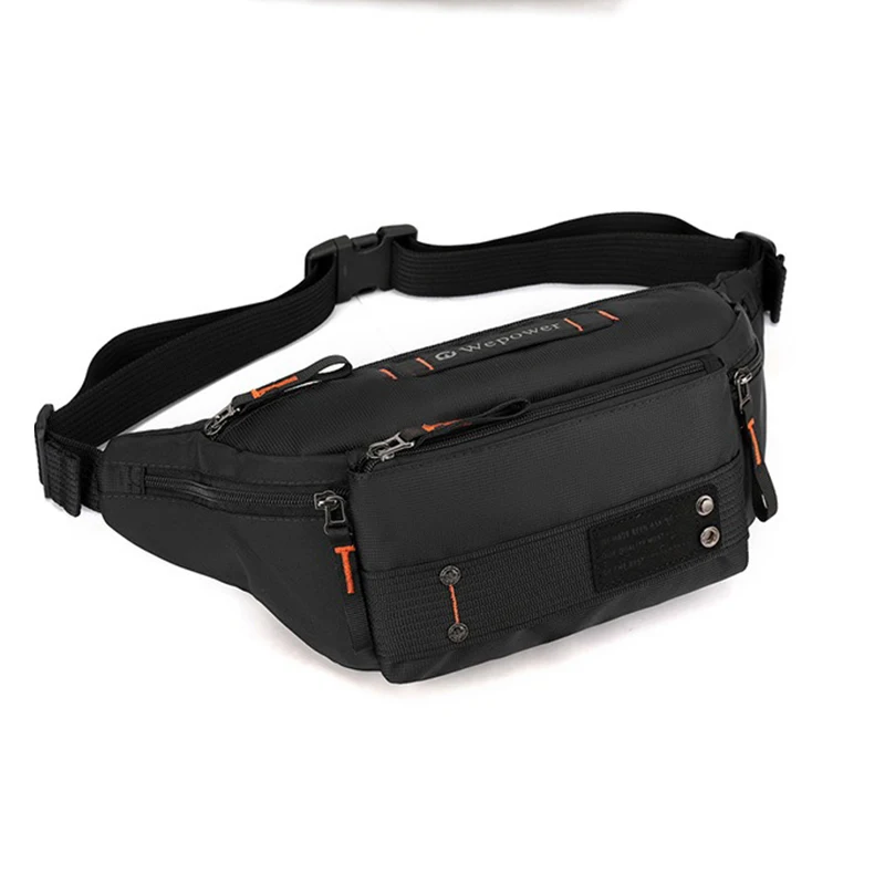 Men Waist Pack Belt Bag Cross Body Sling Chest Bags Commuter Outdoor Sports Travel Climb Nylon Male Shoulder Bum Hip Fanny Bags