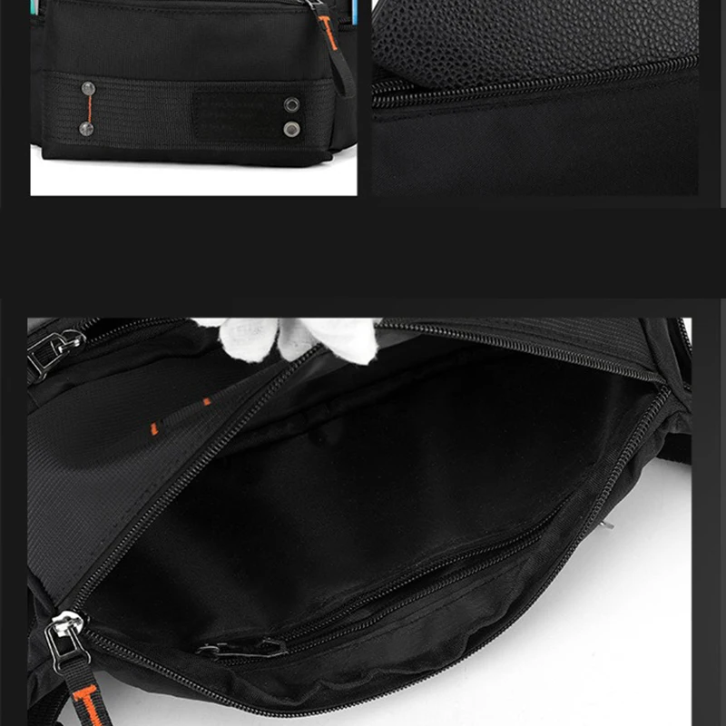 Men Waist Pack Belt Bag Cross Body Sling Chest Bags Commuter Outdoor Sports Travel Climb Nylon Male Shoulder Bum Hip Fanny Bags