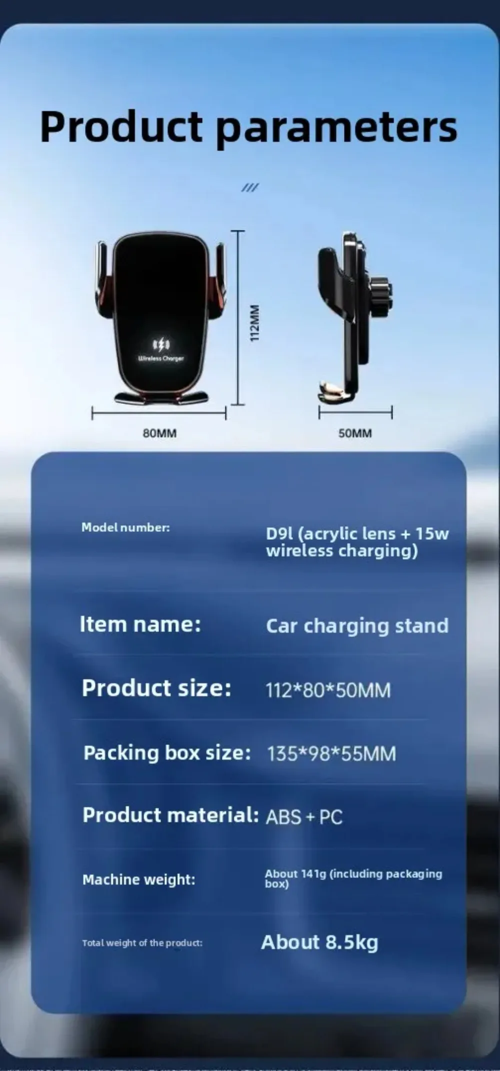 15W Car Wireless Charger 360° Rotation Air Vent Cellphone Bracket For iPhone 16 15 14 13 12 Samsung Xiaomi Fast Charging Station
