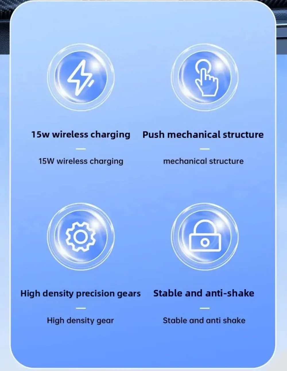 15W Car Wireless Charger 360° Rotation Air Vent Cellphone Bracket For iPhone 16 15 14 13 12 Samsung Xiaomi Fast Charging Station