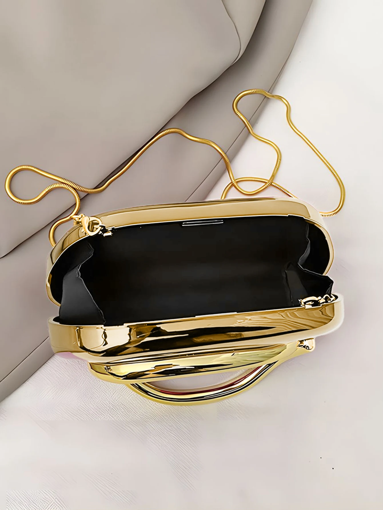 Fashion Elegant Acrylic Box Shaped Crossbody Bags Women Evening Bags Party Cute Handbag Wedding Mini Wallet Banquet Clutch Bag