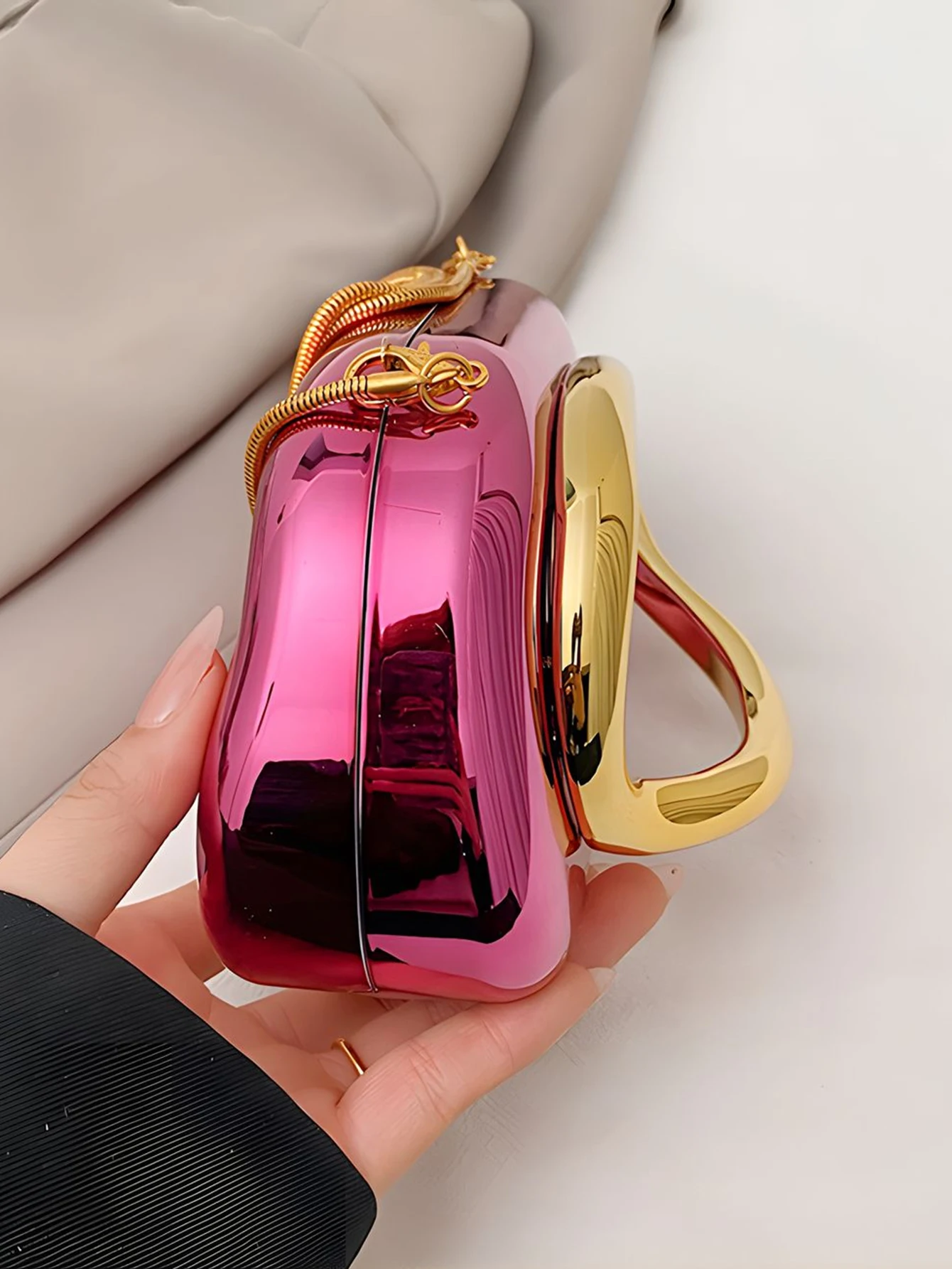 Fashion Elegant Acrylic Box Shaped Crossbody Bags Women Evening Bags Party Cute Handbag Wedding Mini Wallet Banquet Clutch Bag