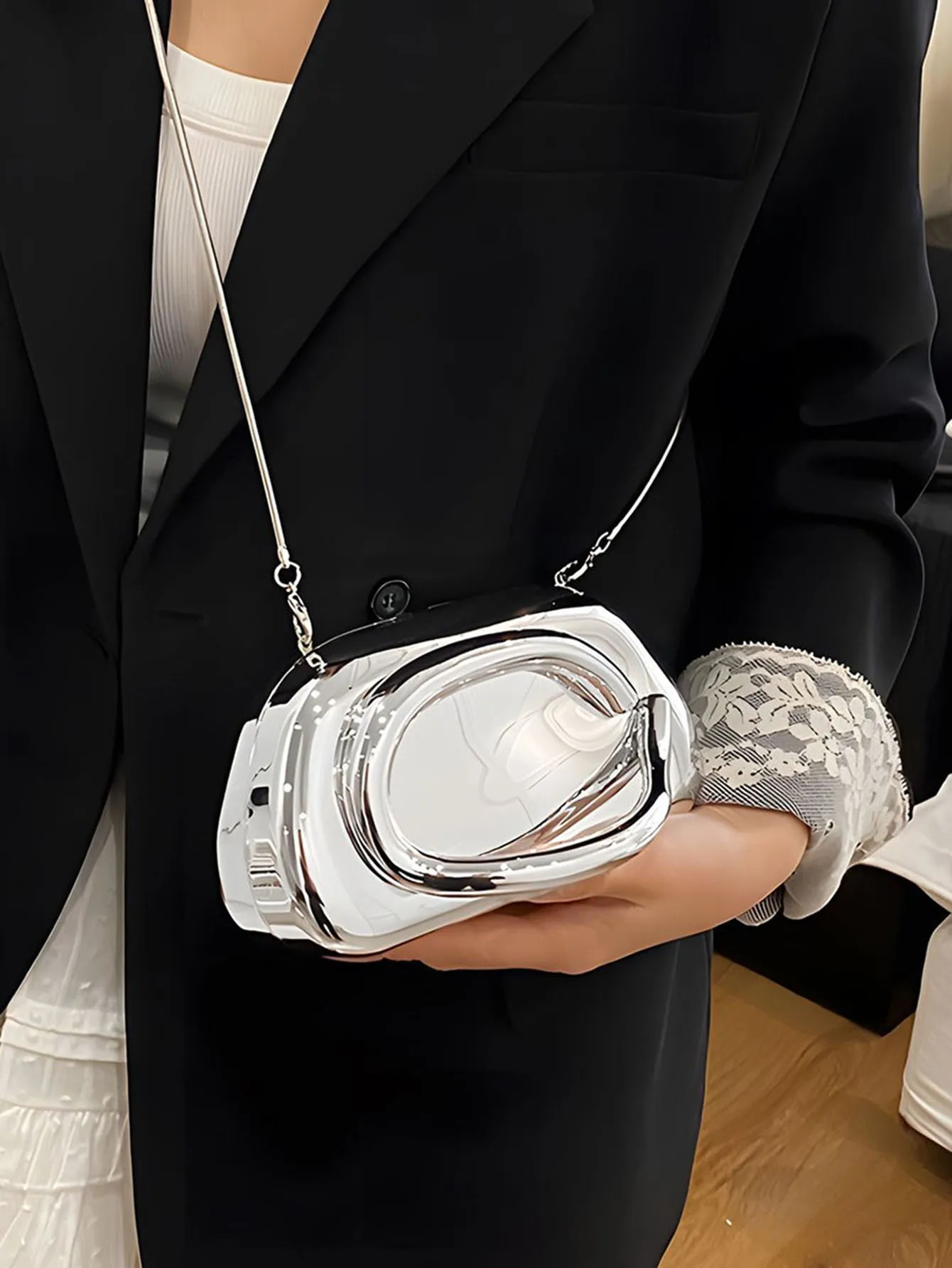Fashion Elegant Acrylic Box Shaped Crossbody Bags Women Evening Bags Party Cute Handbag Wedding Mini Wallet Banquet Clutch Bag