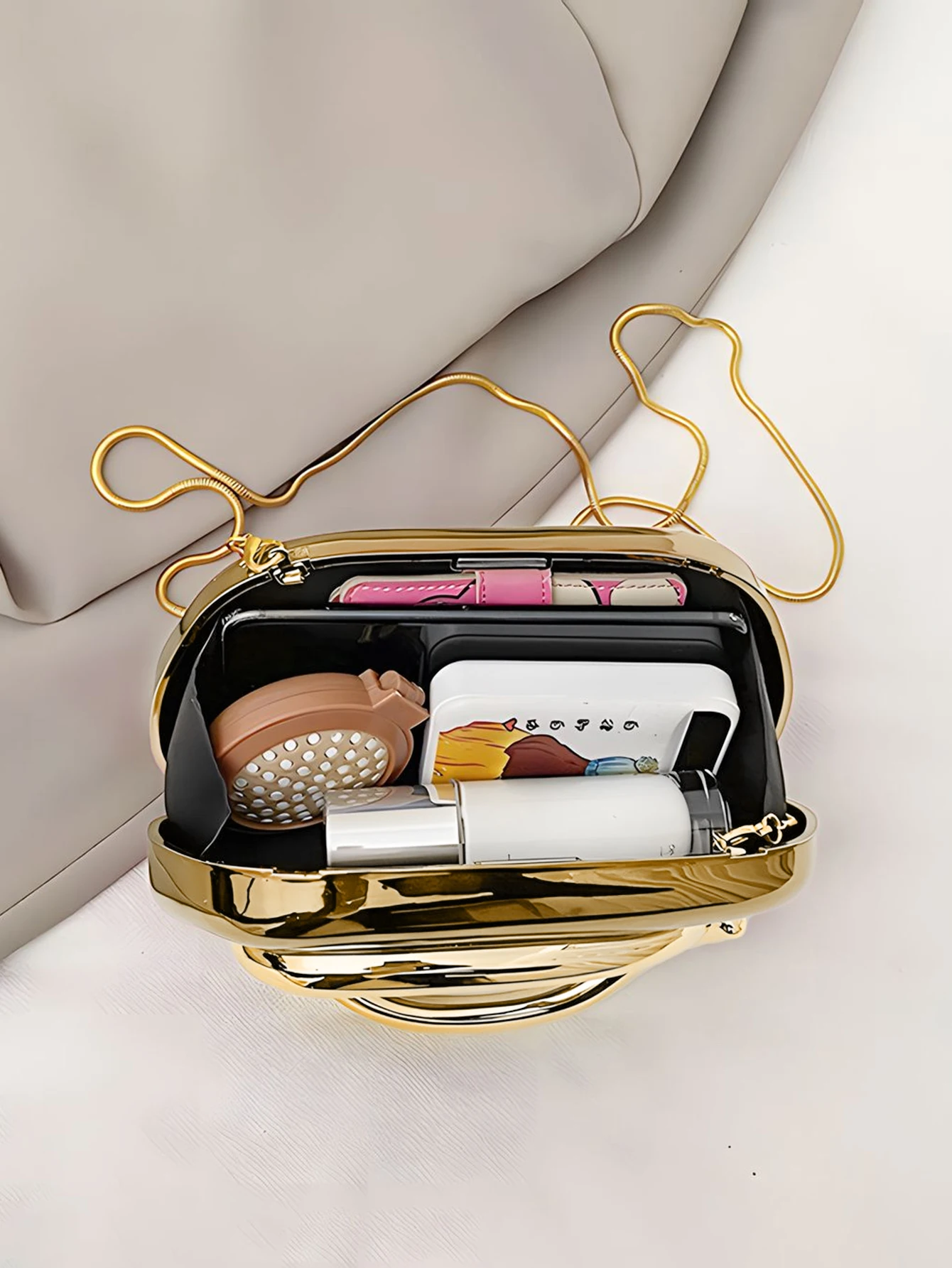Fashion Elegant Acrylic Box Shaped Crossbody Bags Women Evening Bags Party Cute Handbag Wedding Mini Wallet Banquet Clutch Bag