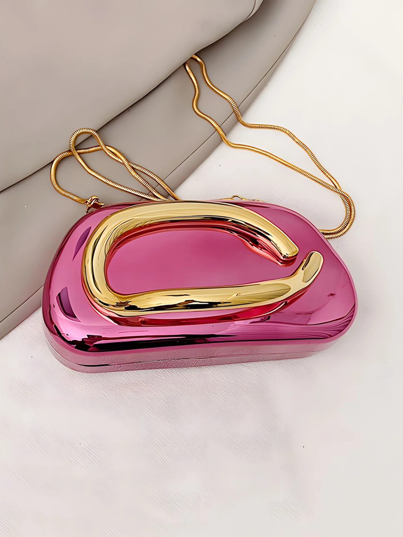 Fashion Elegant Acrylic Box Shaped Crossbody Bags Women Evening Bags Party Cute Handbag Wedding Mini Wallet Banquet Clutch Bag