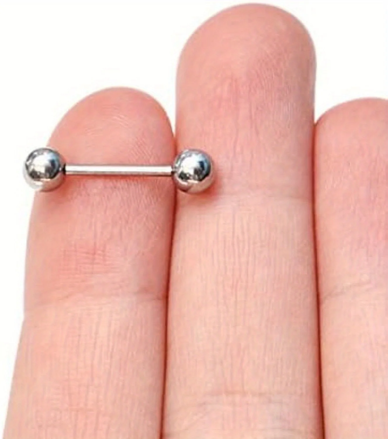 50pcs Body Piercing Kit, Heart C-Shaped L -Shaped Nose Ring,Stainless Steel Nose Lip Tongue Eyebrow Cartilage Ear Stud,