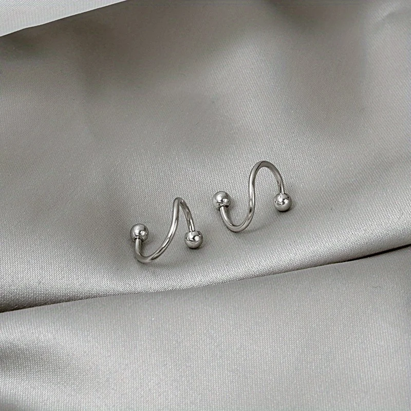 50pcs Body Piercing Kit, Heart C-Shaped L -Shaped Nose Ring,Stainless Steel Nose Lip Tongue Eyebrow Cartilage Ear Stud,