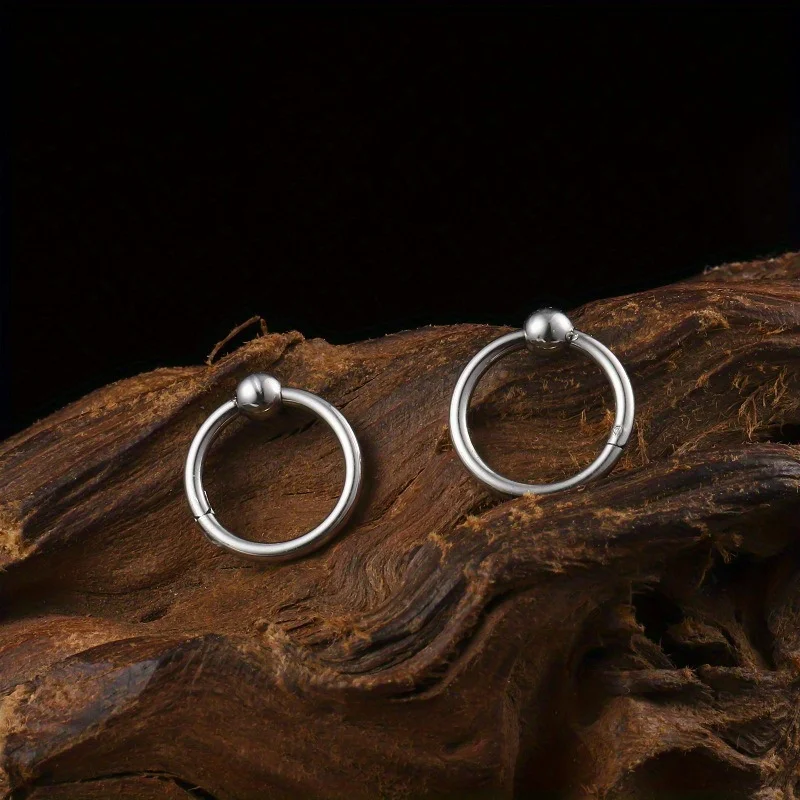 50pcs Body Piercing Kit, Heart C-Shaped L -Shaped Nose Ring,Stainless Steel Nose Lip Tongue Eyebrow Cartilage Ear Stud,