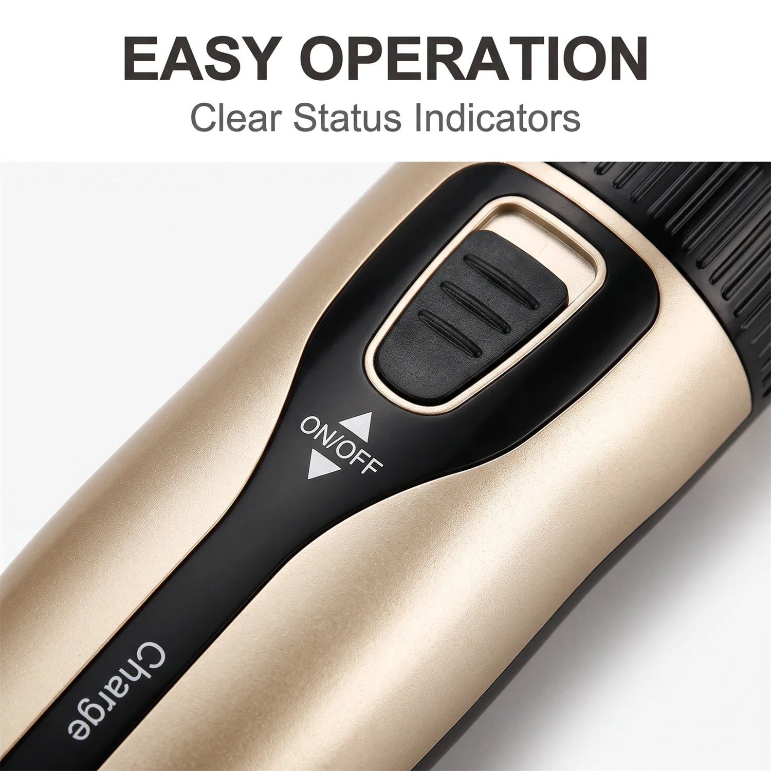 Professional Electric Hair Clipper Set, Low-Noise Long-Lasting Hair Trimmer, USB Rechargeable Grooming Kit for Home Use