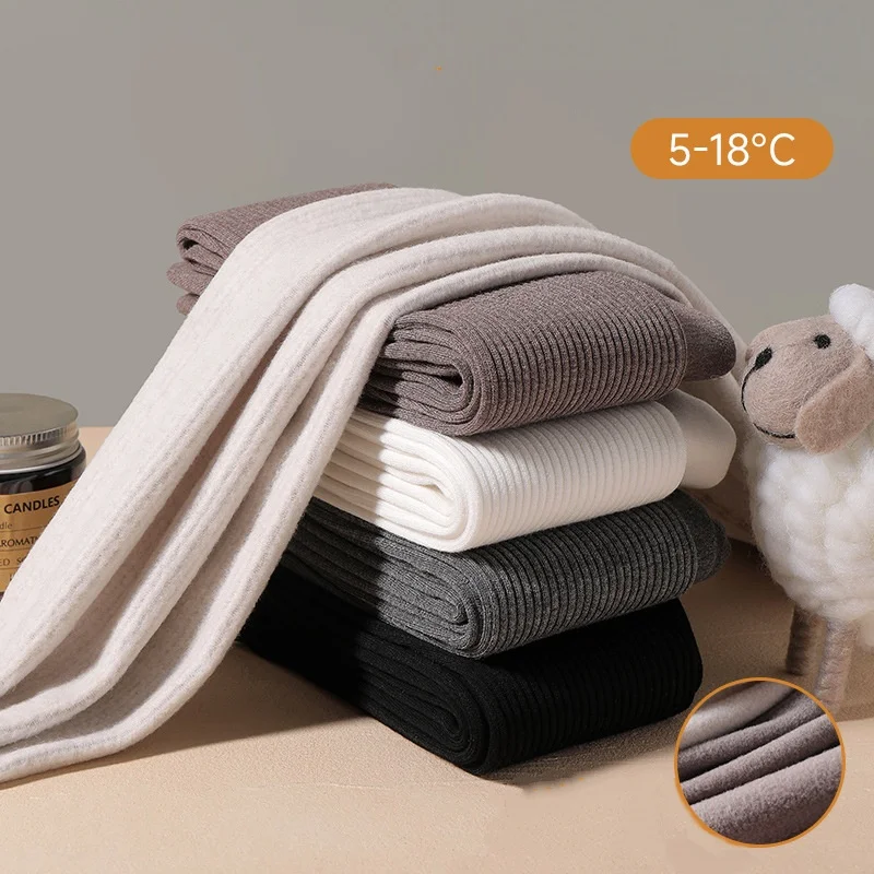 Children's Tights For Girls Winter Thick Warm Kids Girls Pantyhose Outdoor Leggings Keep Warm Plush Child Dance Tight For 2-10T