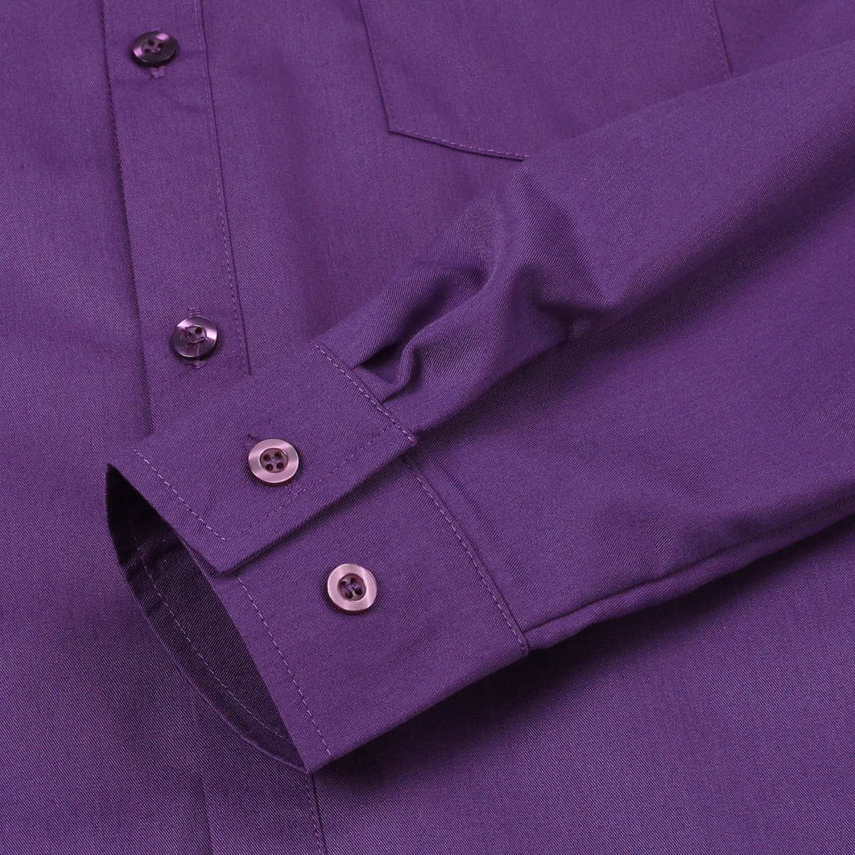 Boys Oxford Shirts Kids Purple School Uniform Mardi Gras Easter Halloween Holiday Button Down Perform New Year Dress Clothes