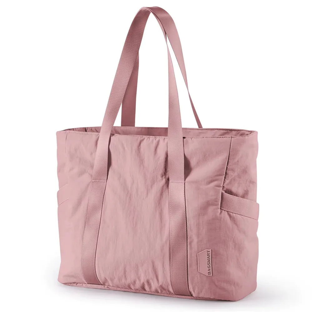 Women Travel Tote Bag University Laptop Travel Tote diaper Gym Yoga Bag Shoulder Bag Yoga Mat Buckle for Sports College Work