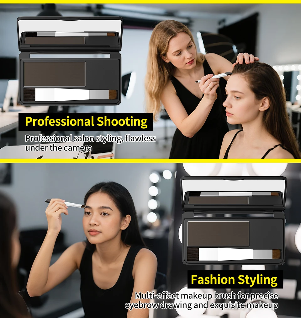 Sevich 5 Colors Hair Shadow Powder Natural Touch Hair Concealer Coverage HairLine Powder Repair Volume Hairline Fluffy Powder