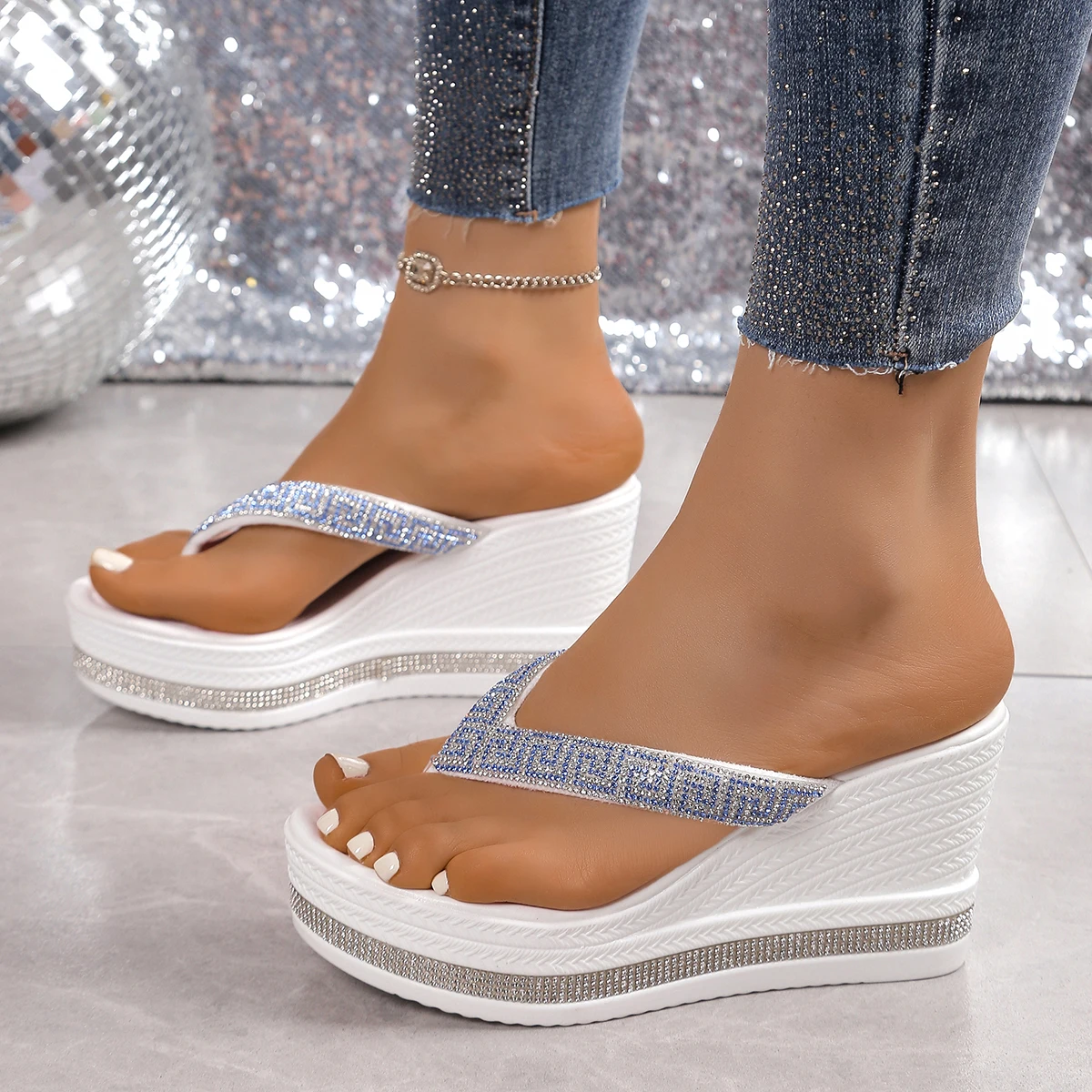 Thick Heel Women Sandals Women's New Hollow Open Toe Shoes Fashion Casual Sandals Female Designer Flat Roman Shoes Summer 2026