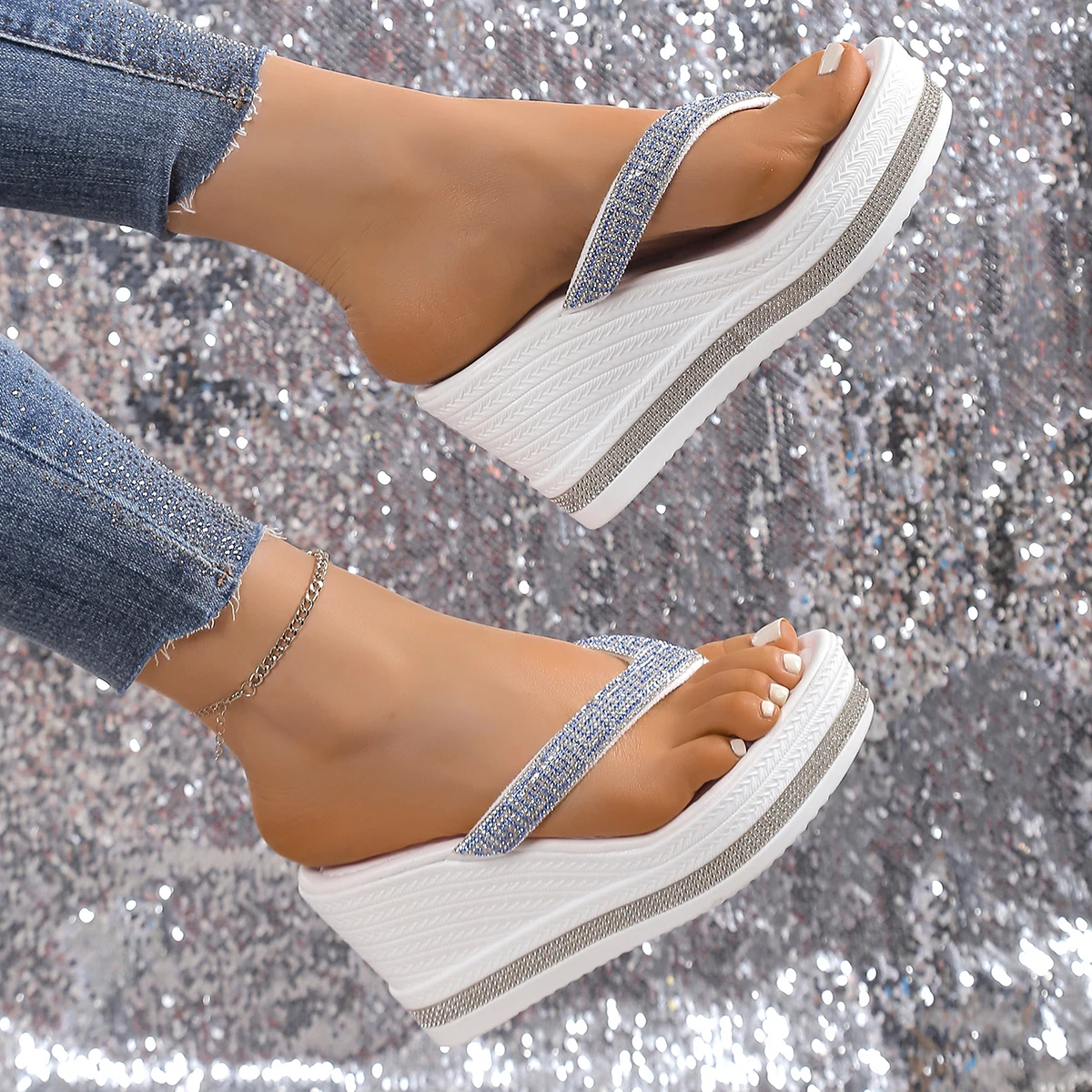 Thick Heel Women Sandals Women's New Hollow Open Toe Shoes Fashion Casual Sandals Female Designer Flat Roman Shoes Summer 2026