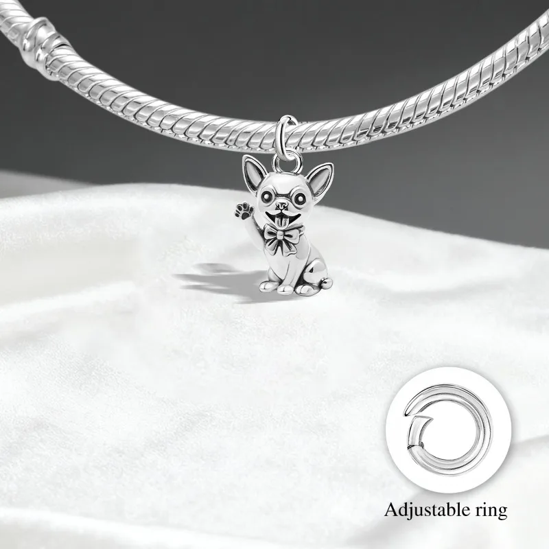 Adjustable 925 Sterling Silver Vintage Pendants Sea Turtle Animal Series Charms Beads Fit Original Bracelet Necklace DIY Jewelry