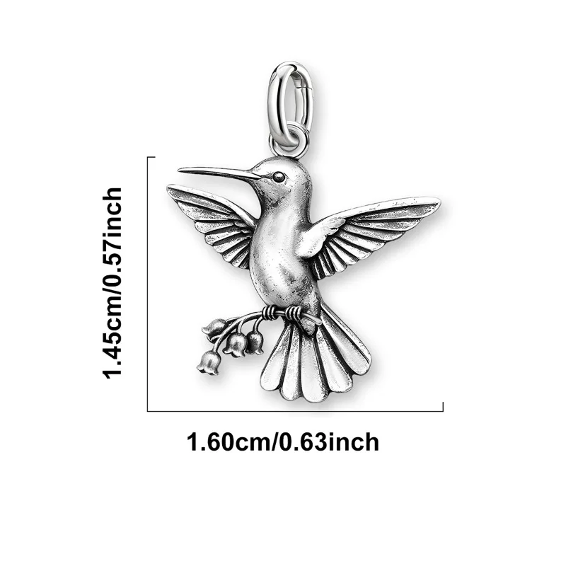 Adjustable 925 Sterling Silver Vintage Pendants Sea Turtle Animal Series Charms Beads Fit Original Bracelet Necklace DIY Jewelry