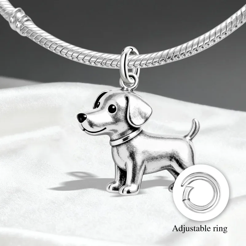 Adjustable 925 Sterling Silver Vintage Pendants Sea Turtle Animal Series Charms Beads Fit Original Bracelet Necklace DIY Jewelry