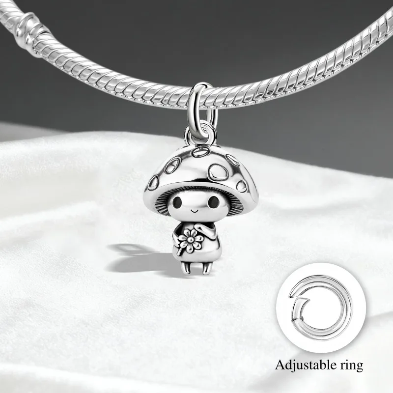 Adjustable 925 Sterling Silver Vintage Pendants Sea Turtle Animal Series Charms Beads Fit Original Bracelet Necklace DIY Jewelry