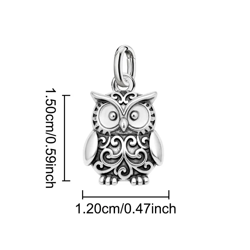 Adjustable 925 Sterling Silver Vintage Pendants Sea Turtle Animal Series Charms Beads Fit Original Bracelet Necklace DIY Jewelry