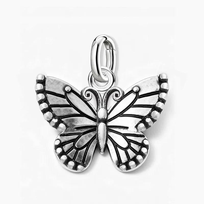 Adjustable 925 Sterling Silver Vintage Pendants Sea Turtle Animal Series Charms Beads Fit Original Bracelet Necklace DIY Jewelry