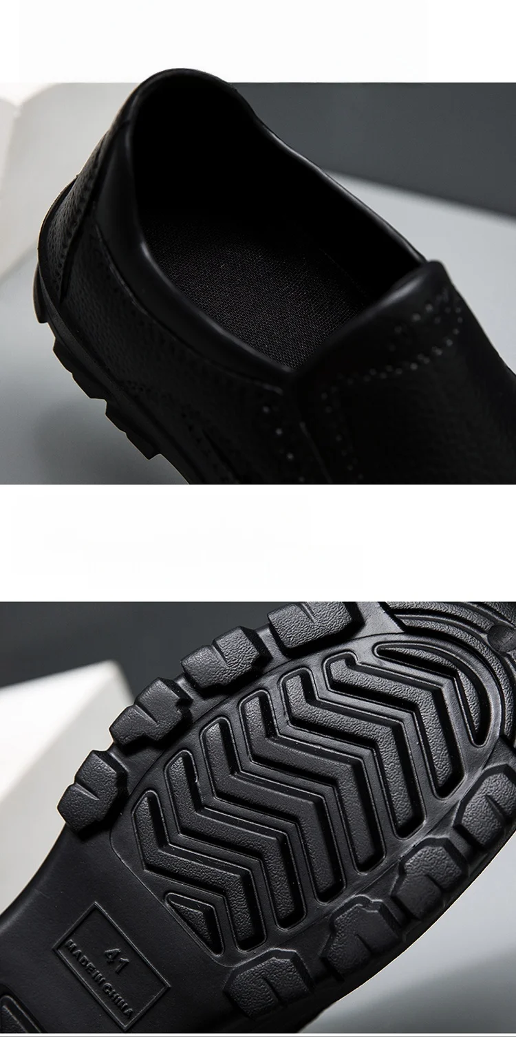 Men's chef shoes waterproof and oil-proof kitchen work shoes ultra-light non-slip EVA soft-soled casual men's shoes garden shoes