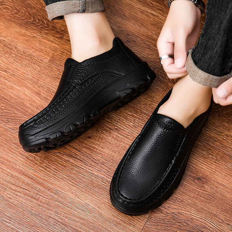 Men's chef shoes waterproof and oil-proof kitchen work shoes ultra-light non-slip EVA soft-soled casual men's shoes garden shoes