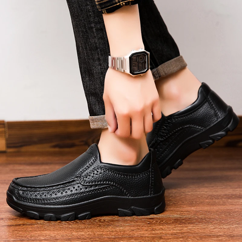 Men's chef shoes waterproof and oil-proof kitchen work shoes ultra-light non-slip EVA soft-soled casual men's shoes garden shoes