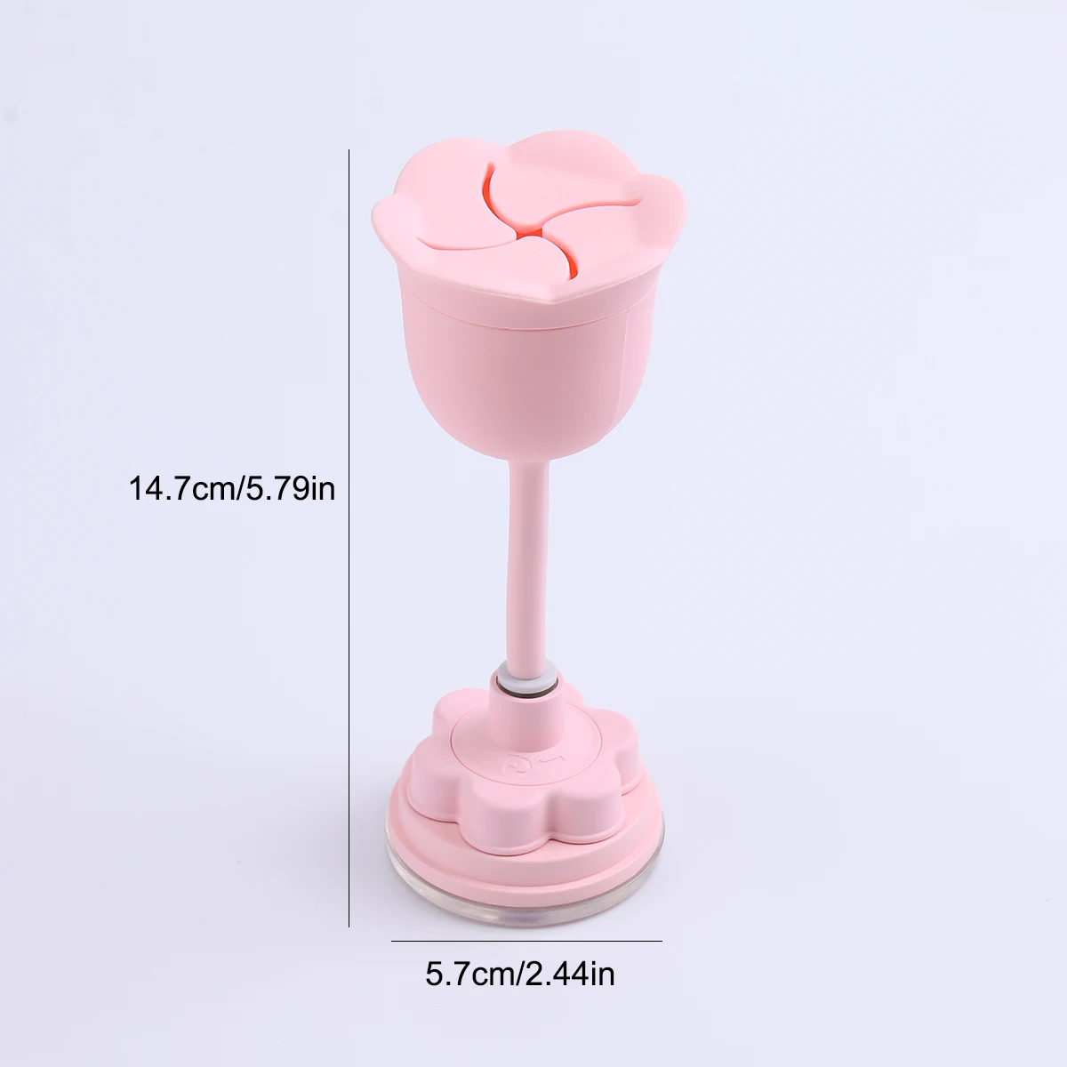 360° Rotating for Nail Polish Holder Stand with Anti-Spill Tilted Design Ergonomic Grip, Portable Desktop Storage for Nail Paint