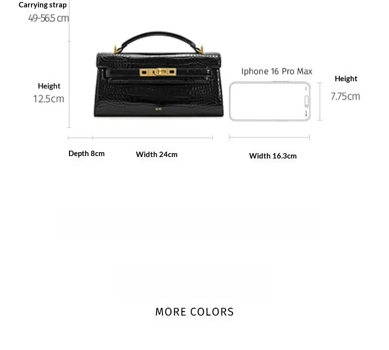 JW PEI Handbag, Crocodile Pattern, New Style, High-end, Handbag/crossbody Bag for Women