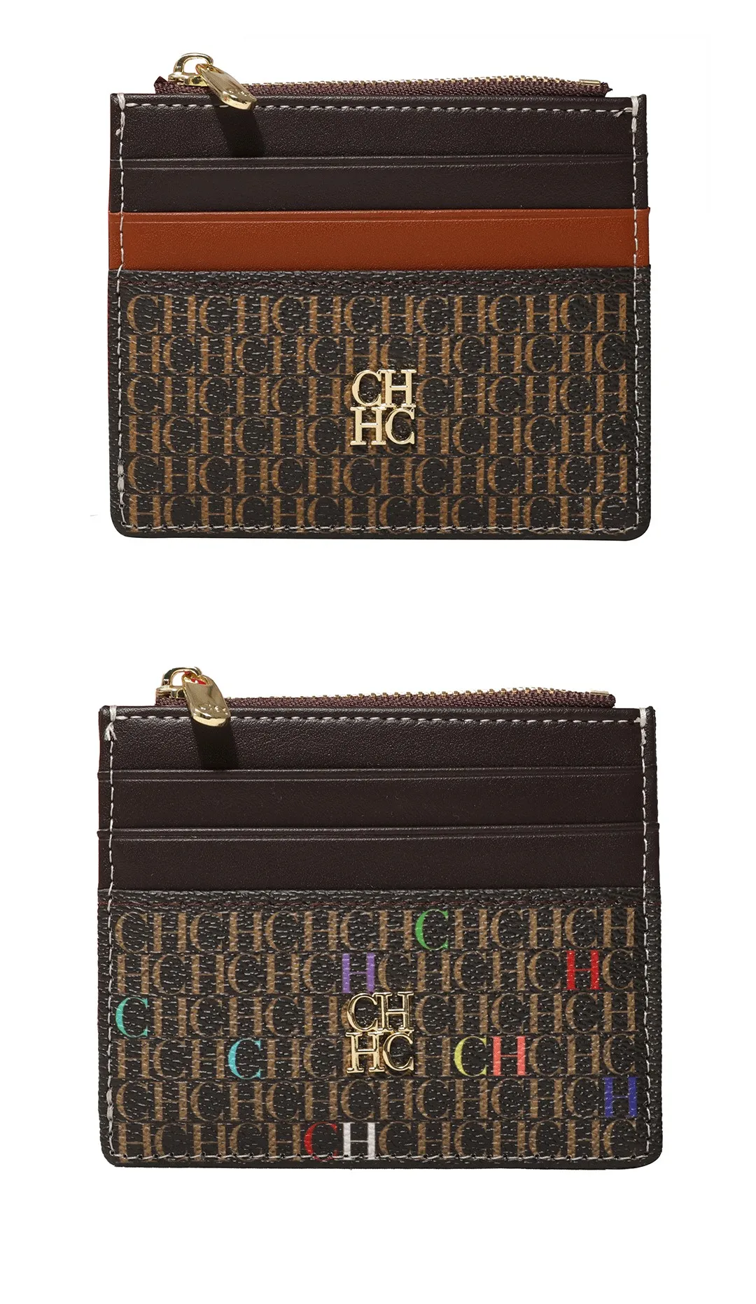 CH Portable Women's Wallet Exquisite Urine Decoration Durable and Elegant Brand Design Letter Decoration Zipper Card Bag