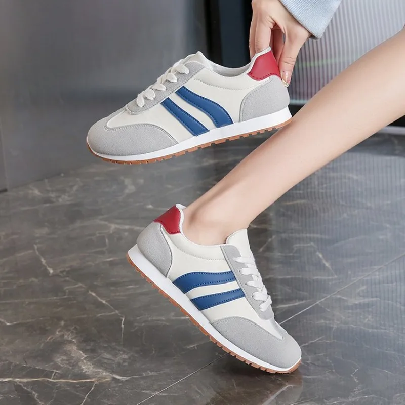 New Casual Shoes Fashion All-match Running Shoes Breathable Cloth Surface Lightweight Sports Women's Shoes Zapatos De Mujer
