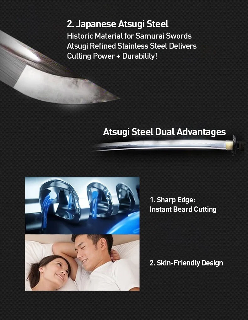 Panasonic Portable Shaver Dry/Wet Dual Shaving Battery-powered Reciprocating Electric Shaver for Men