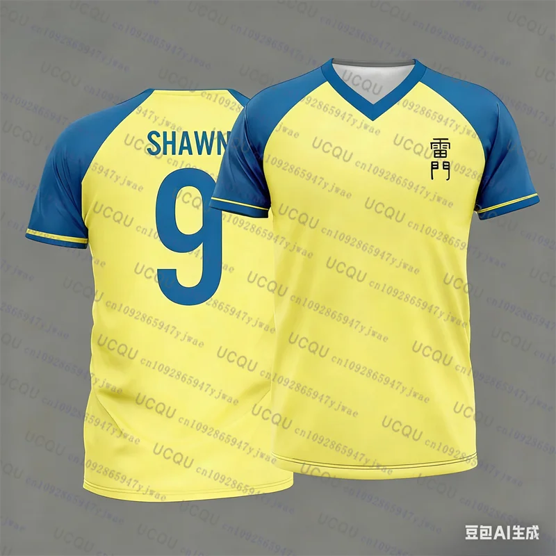 Japan Soccer Anime Parent-child TShirt Inazuma Eleven Kaio Boys Girls Clothes Sports Breathable Quick-Drying Daily Training Top