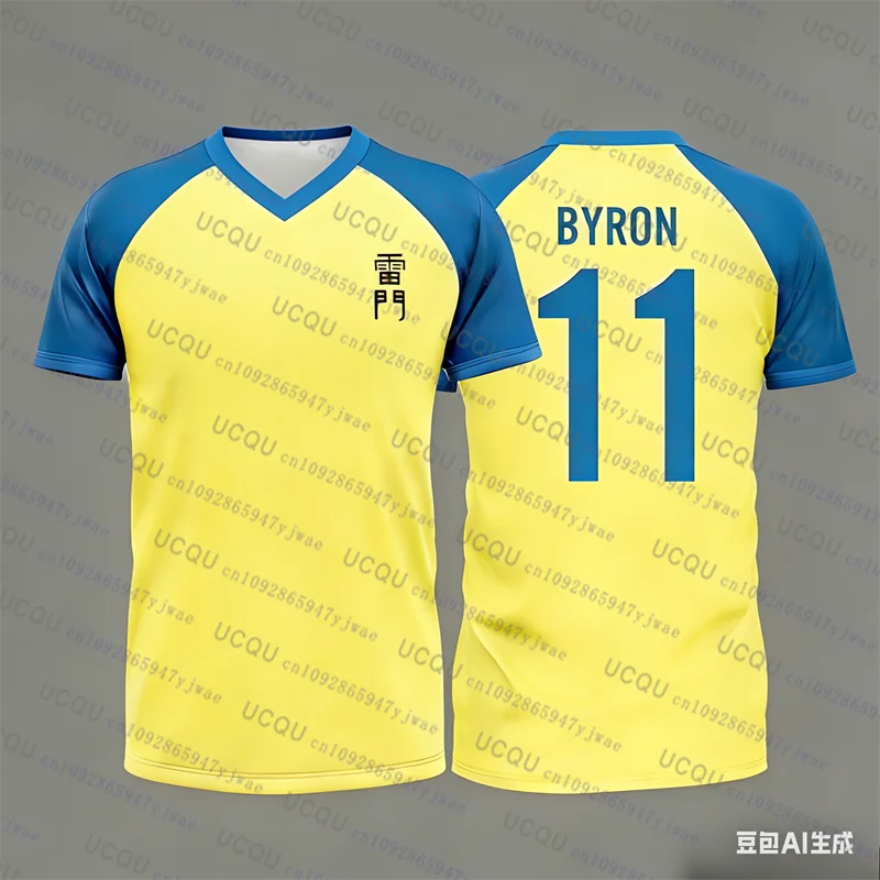Japan Soccer Anime Parent-child TShirt Inazuma Eleven Kaio Boys Girls Clothes Sports Breathable Quick-Drying Daily Training Top
