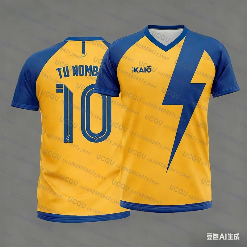 Japan Soccer Anime Parent-child TShirt Inazuma Eleven Kaio Boys Girls Clothes Sports Breathable Quick-Drying Daily Training Top